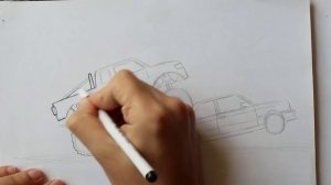Как нарисовать машину Монстр-трак