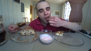 МУКБАНГ БЛИНЫ С ТВОРОГОМ / КЕКС С ИЗЮМОМ/ СЛАДОСТИ/ ЙОГУРТ/ SWEET / CAKES / EATING ASMR Mukbang АСМР