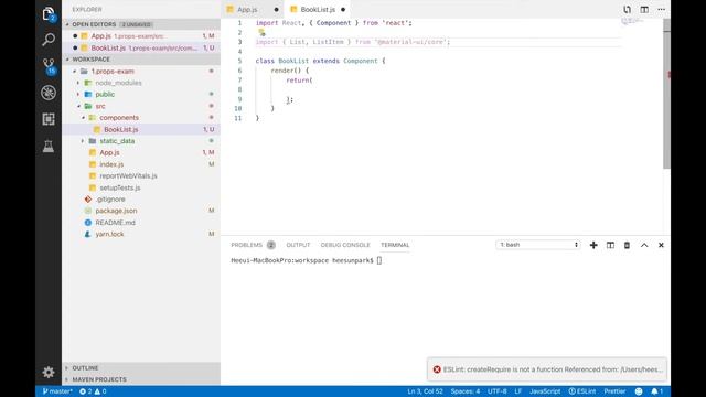 [ React + MobX ] 3-3 props Practice (2/4)