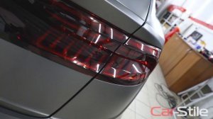 Audi Q8 полная оклейка матовым полиуретоном, тонировка и керамическая защита.