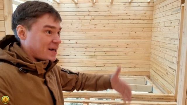Технология строительства деревянного дома от Центра Домостроения. Кровля дома. Проект дома 8 на 10