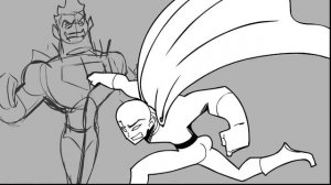 Сайтама и Гоку vs Супер-менов.