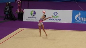 Son Yeon Yae, Final hoop.  Grand Prix 2014  Moscow 2.03.14