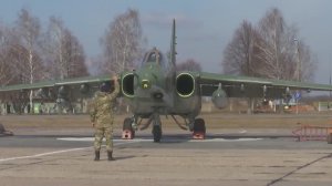 Штурмовики Су-25 наносят ракетные удары по военным объектам в зоне проведения СВО