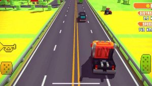 blocky highway - прохождение детских игр / мобильные игры 2020 / мультики для детей аварии машинок