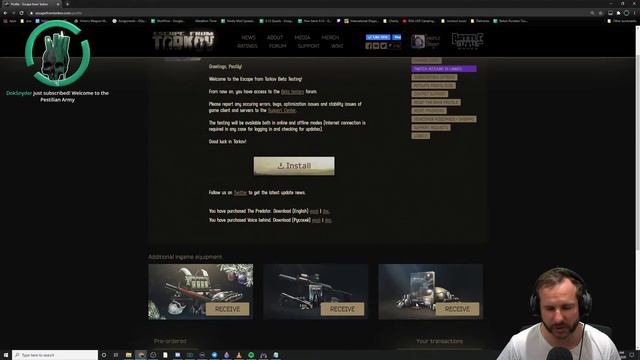 Escape From Tarkov - How to claim gifts, and drops on the 28th смотреть онлайн