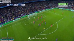 Барселона - Манчестер Сити 4-0 Лига Чемпионов Обзор матча [19-10-2016]