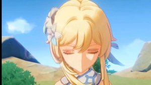 Genshin Impact .моменты, люмин с итэром🥲🙂#genshinimpact #люмин#итэр#грустнаямузыка