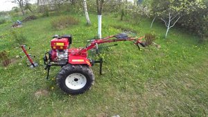 МОТОБЛОК Fermer FM-1618MXL (колеса 7.00-12) 16 л.с. РАБОТА И СБОРКА ФРЕЗ ,РАБОТА ПЛУГА НА ПОЧВЕ