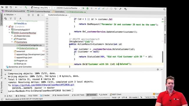 C# CLEAN REST API and more with NET Core 2018 | S3P25 | Order Architecture Added смотреть онлайн