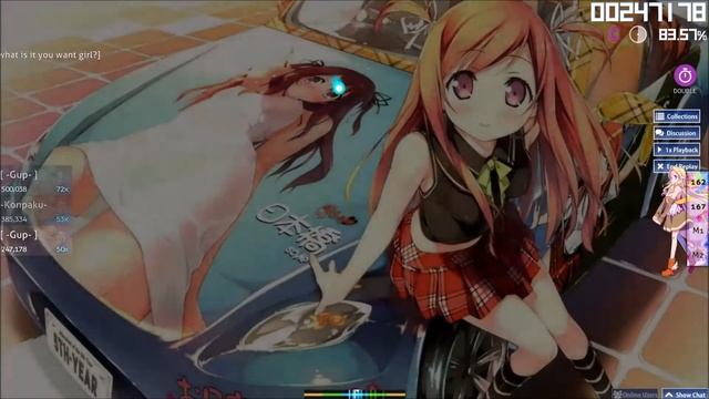 OSU 8.82* DT PASS CxNightcore- Cars Clothes,Calories смотреть онлайн