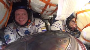 Посадка "СОЮЗ МС-08" // ISS Expedition 55-56 // Russian SOYUZ's LANDING