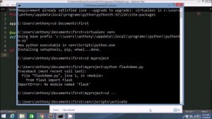 Virtual Environments for Python Programs Using Virtualenv