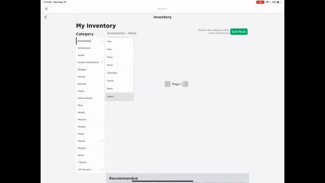 My Roblox Inventory (Roblox) смотреть онлайн