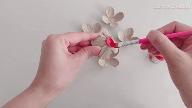 Egg Carton Craft Idea | Easy Flower from Egg tray | DIY Egg Carton | DIY Craft смотреть онлайн