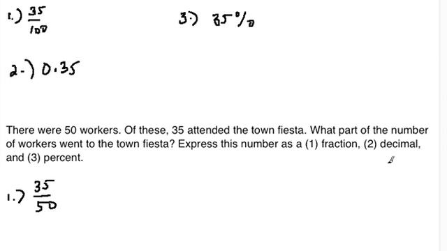 PC02 Representation with Percent, Decimal, Fraction Part 1 смотреть онлайн