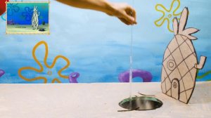 DoodleBob Drawing Comes Alive w/ SpongeBob and Patrick Puppets! | Frankendoodle | Toymation