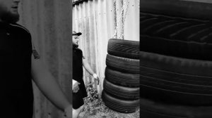 самодельная груша из покрышек? для разминки? @трикозевгений