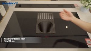 Bếp Điện Từ Kết Hợp Hút Mùi  ELICA NIKOLATESLA LIBRA BL/F/83 - cân thực phẩm khi nấu - Khánh Vy Hom