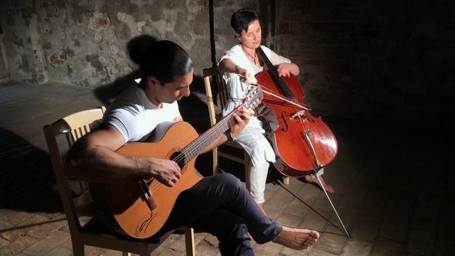 Astor Piazzolla - LIBERTANGO Dita Holá (cello) Alexandre Glize (guitar) смотреть онлайн