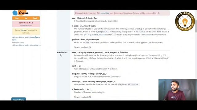Linear Regression by scikit learn