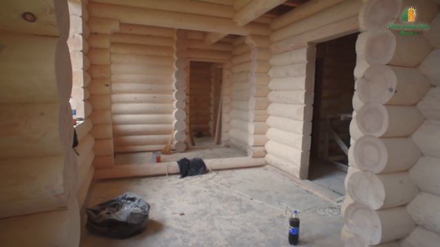 Баня из бревна, ручная рубка. Строительство деревянных домов и бань из рубленного бревна в Москве смотреть онлайн