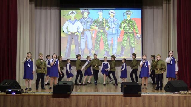 Талантливые дети поют в честь Дня защитника Отечества