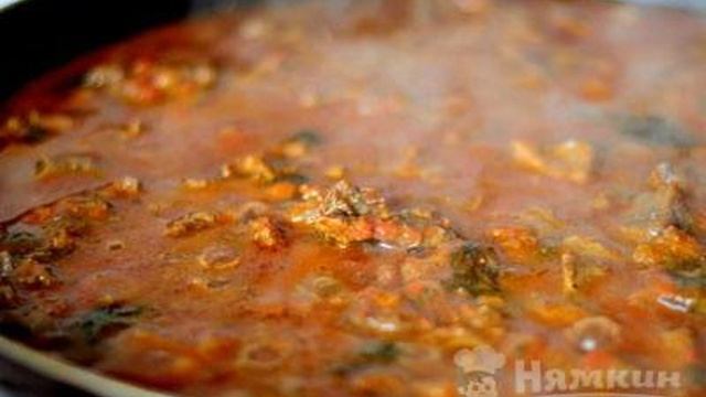 Украинские галушки со свининой