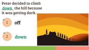 Prepositions of Movement Quiz | Test your English prepositions - along, across, up, down.....