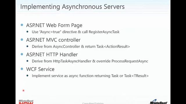 Advanced .NET Threading, Part 3: I/O-Bound Async Operations смотреть онлайн