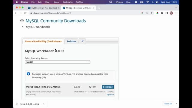 Install MySql Server and Workbench on Macbook Apple Silicon ARM64 (M1, M1 Max, M1 Pro, M1 Ultra, M2