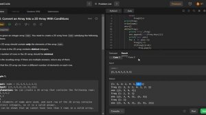 Leetcode Weekly Contest 339 | Convert an Array Into a 2D Array With Conditions