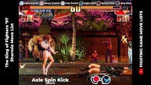 SHERMIE MOVE LIST - The King of Fighters '97 (KOF97)