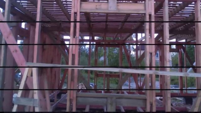 Как мы строили каркасный дом на буронабивных сваях
