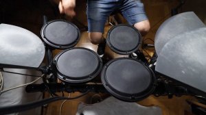 Millenium MPS 100 Preset 13 😜Sloppy drummer🤣 demonstration! improving my drumming skills?