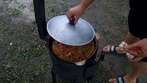 Мужской рецепт. Говяжьи хвосты с овощами в казане. #говяжьихвосты