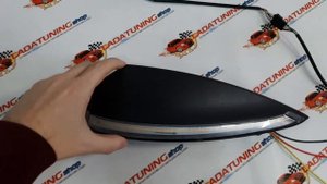 Реснички с ДХО и "лексус" поворотником для Лада Приора