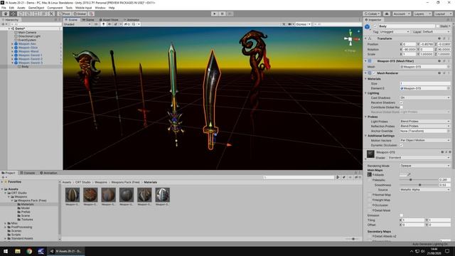 UNITY ASSET REVIEW | WEAPONS PACK | INDEPENDENT REVIEW BY JIMMY VEGAS ASSET STORE
