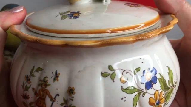 ВИНТАЖНАЯ ФРАНЦУЗСКАЯ ПОСУДА?Мои находки?Шкатулка?Статуэтки??