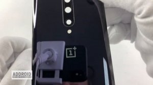 Задняя крышка для OnePlus 7 Pro черная Mirror Black со стеклом камеры