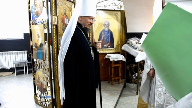 Освящение криптового храма в честь священномучеников Борисовских Василия Измайлова и Николая Мацкев смотреть онлайн