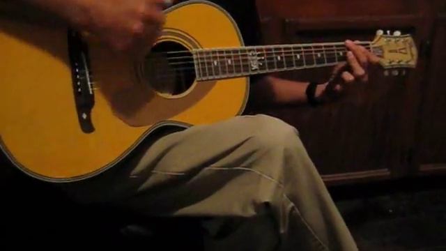 A friend playing his new fender acoustic смотреть онлайн