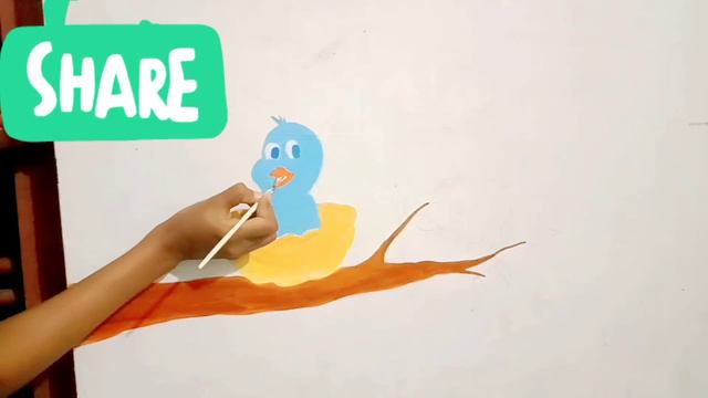 Baby bird on a nest painting tutorial смотреть онлайн