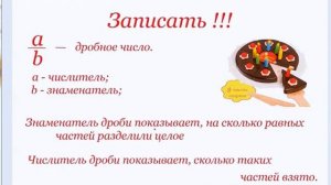 #1 Урок 1.  Обыкновенные дроби. Понятие дроби. Математика 5 класс.