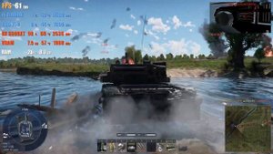 War Thunder на RX 6600 XT. Максимальные настройки графики