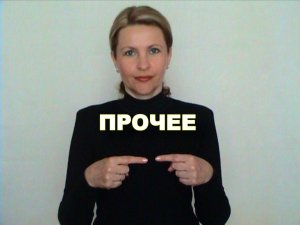 ЖЕСТОВЫЙ ЯЗЫК. СЛОВАРЬ. Прочее