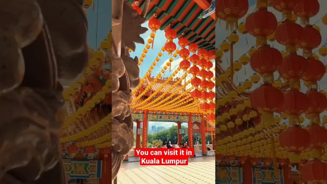 Thean Hou temple, buddhist temple in Kuala Lumpur, Malaysia. One of the biggest in southwest Asia