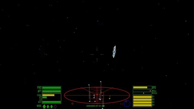 Oolite - Elite clone for PC (First combat encounter) смотреть онлайн