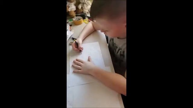 Рисуем дома. #рисуемдома #узловскаядши смотреть онлайн