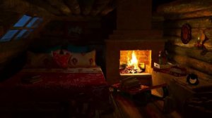 Костер в пургу в уютной избе